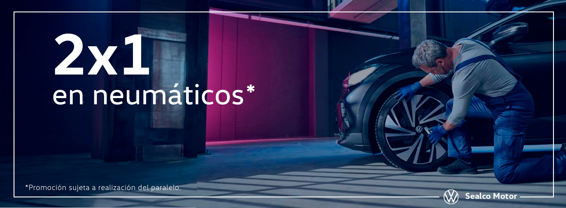 2X1 en neumáticos volkswagen